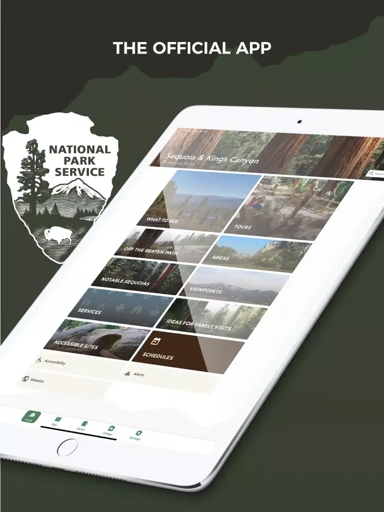 NPS Sequoia & Kings Canyon iPad 应用截图