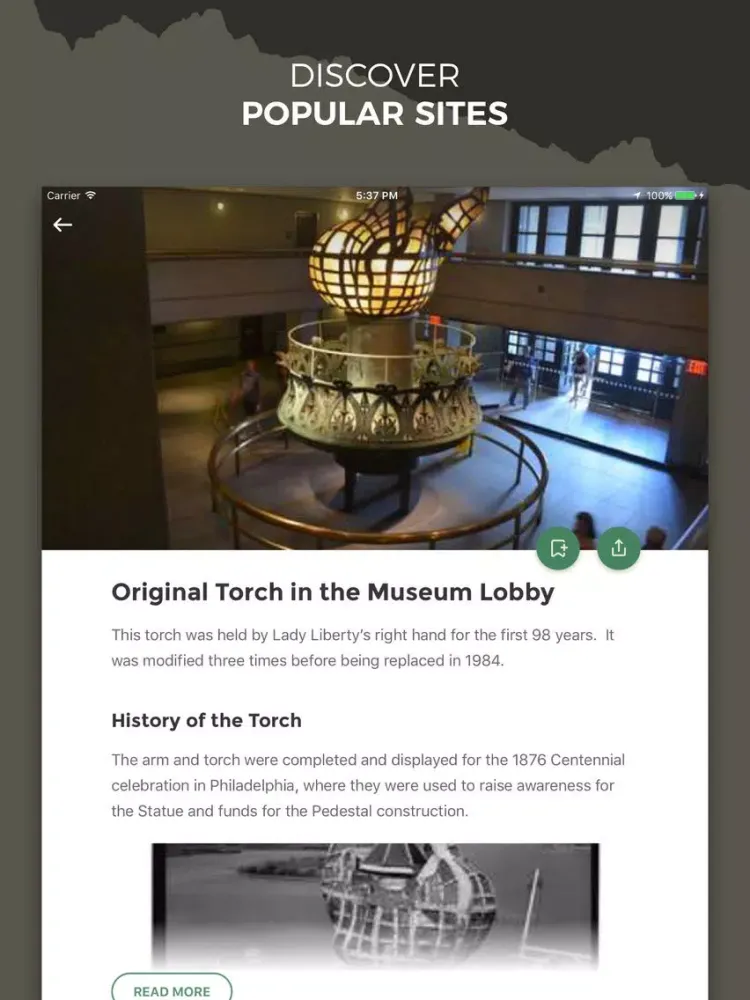 تصاویر NPS Statue of Liberty & Ellis iPad 