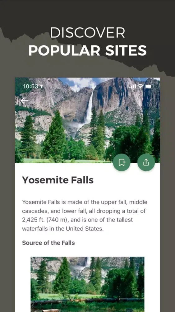Tangkapan skrin NPS Yosemite National Park