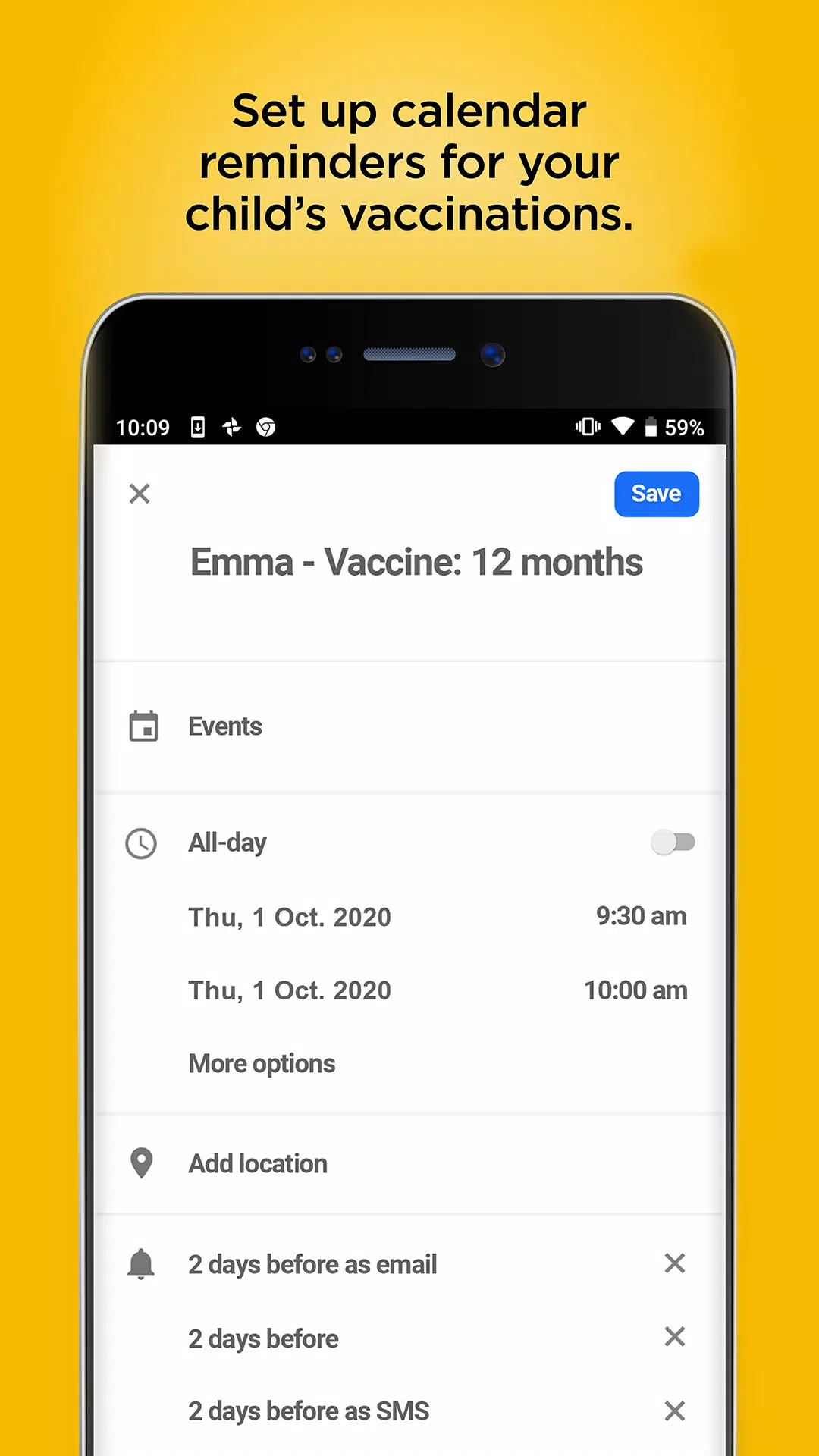 Save The Date To Vaccinate – N for Android Download - PGYER.COM