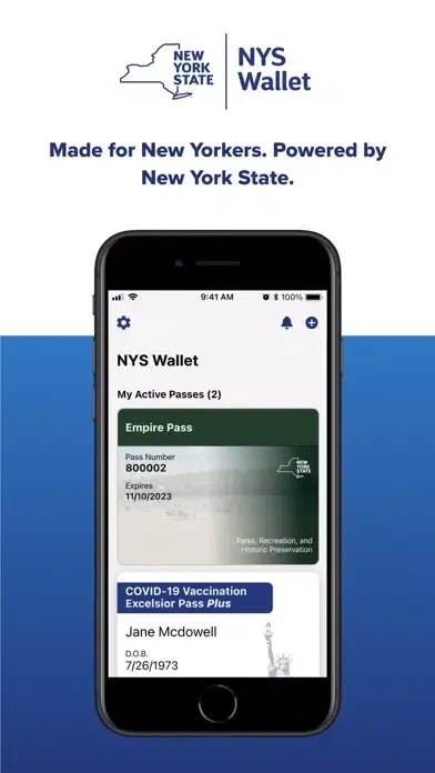 Capturas de pantalla de NYS Wallet
