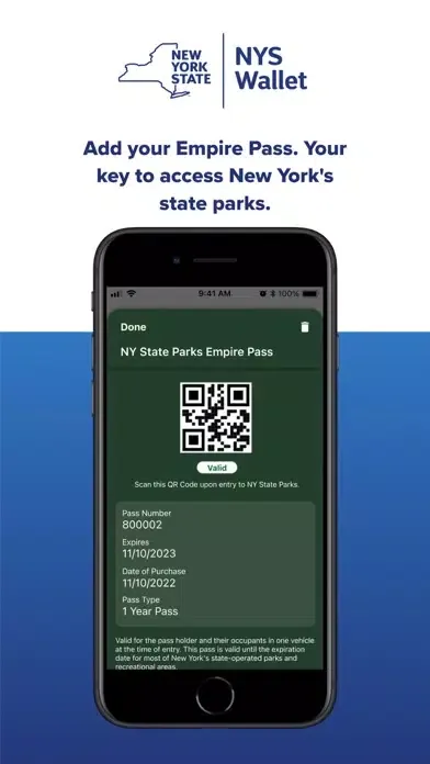 Capturas de pantalla de NYS Wallet