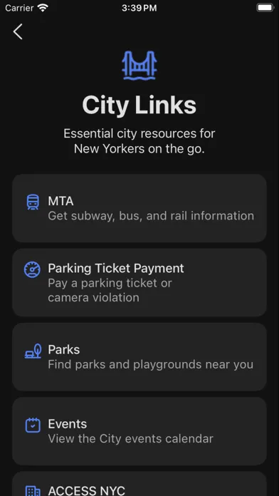 NYC 311應用截圖