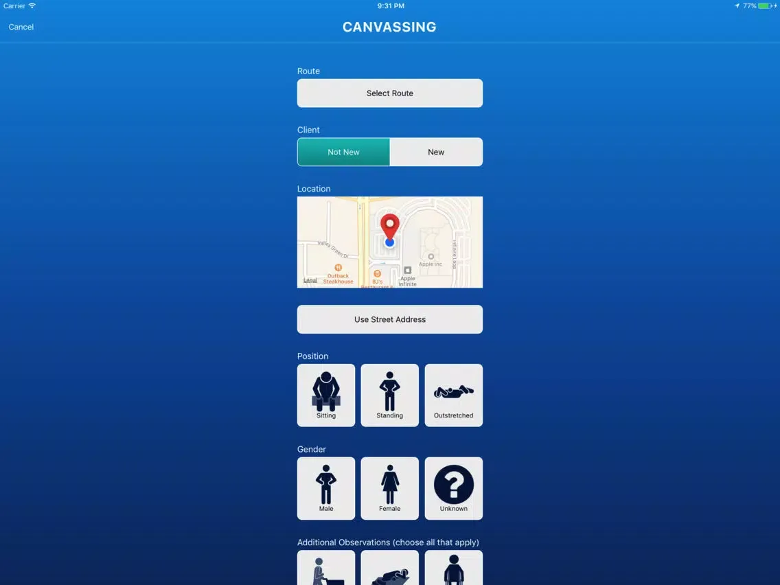 Скриншоты NYC HOME STAT Canvassing iPad 