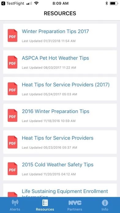 NYC Advance Warning System应用截图