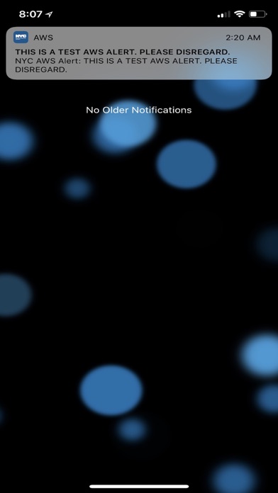 NYC Advance Warning System Screenshots