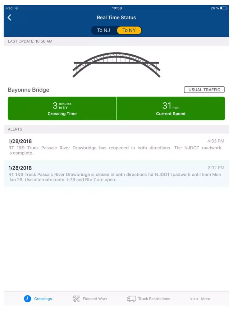 CrossingTime iPad 应用截图