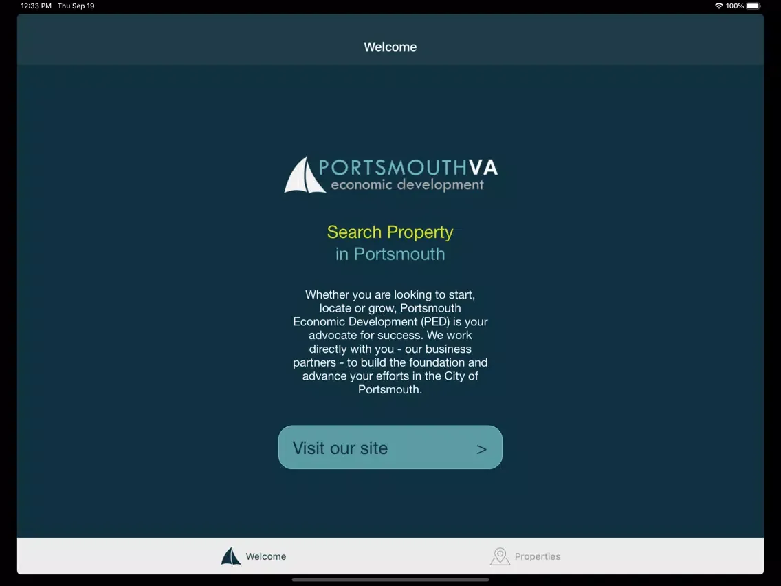 Portsmouth SAIL iPad  스크린샷
