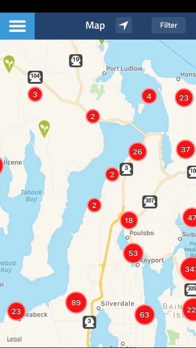 WA Invasives Screenshots