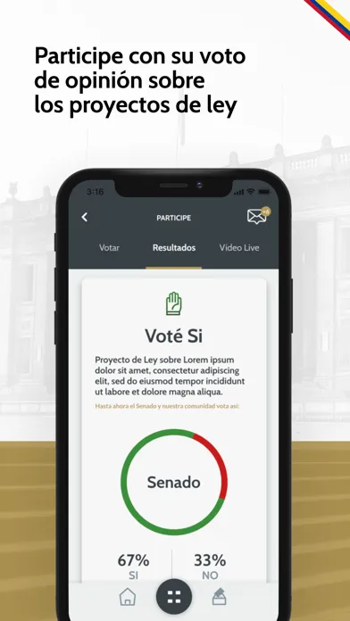 Mi Senado Screenshots