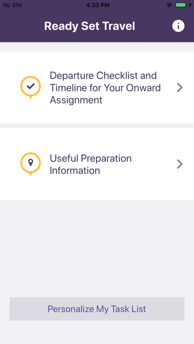 ภาพหน้าจอของ Ready Set Travel