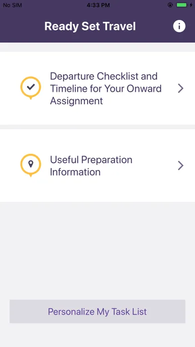 ภาพหน้าจอของ Ready Set Travel