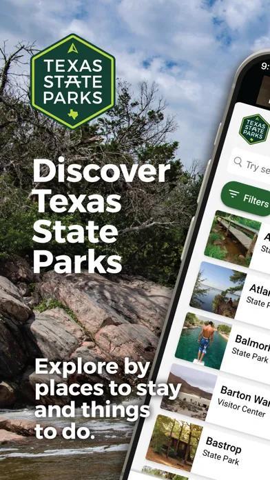 Captures d'écran de Texas State Parks Guide