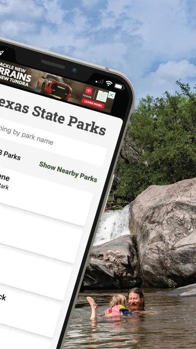 Captures d'écran de Texas State Parks Guide