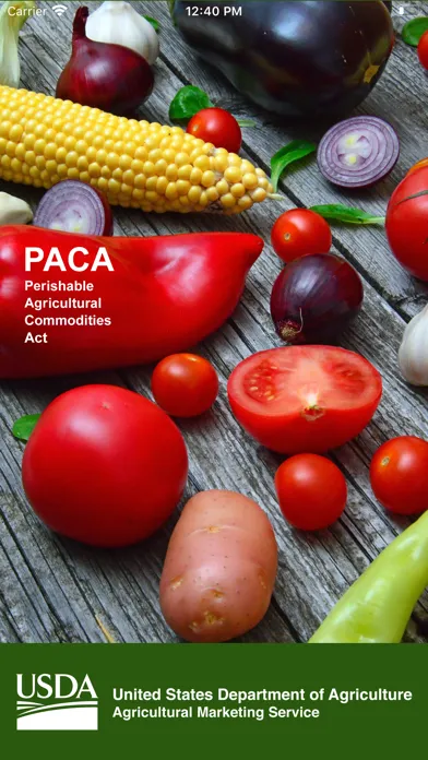 PACA USDA Mobile স্ক্রিনশট