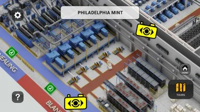 Ảnh chụp màn hình của U.S. Mint Virtual Tours