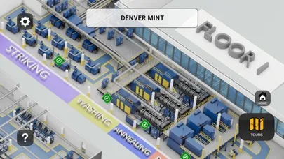 Ảnh chụp màn hình của U.S. Mint Virtual Tours