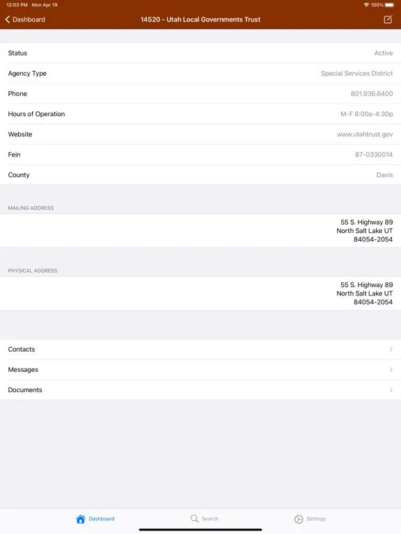 myTRUST Mobile iPad  سکرین شاٹس
