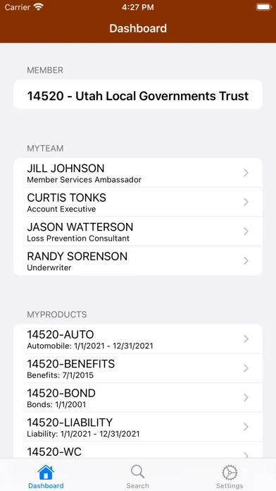 myTRUST Mobile سکرین شاٹس