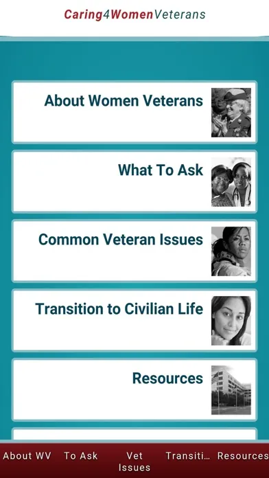 Скриншоты Caring4Women Veterans