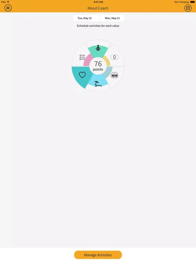 Capturas de tela do Mood Coach iPad 