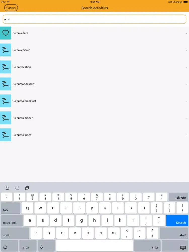 Capturas de tela do Mood Coach iPad 