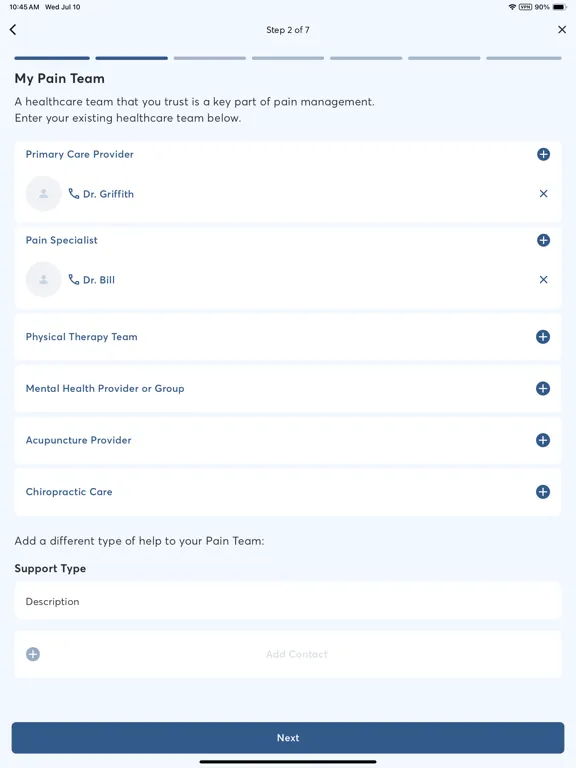 Pain Coach by VA iPad  স্ক্রিনশট