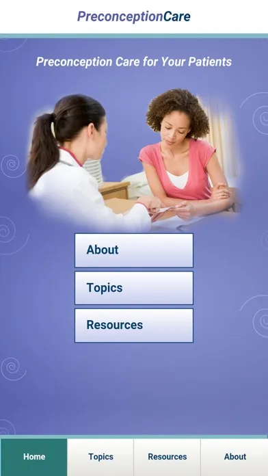 Скриншоты Preconception Care App