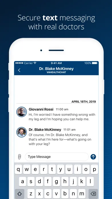 VA Health Chat Ekran Görüntüleri