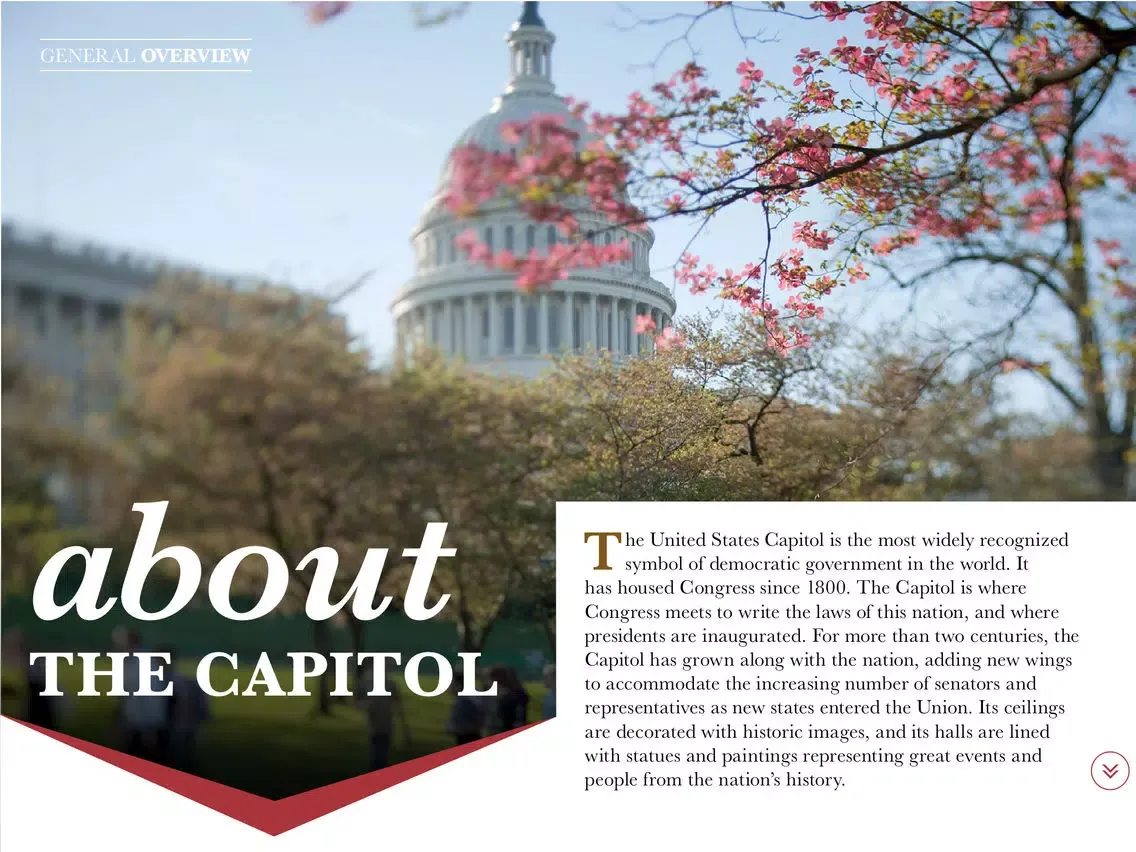 Screenshot di U.S. Capitol Rotunda iPad 