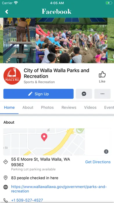 Walla Walla Parks and Rec スクリーンショット