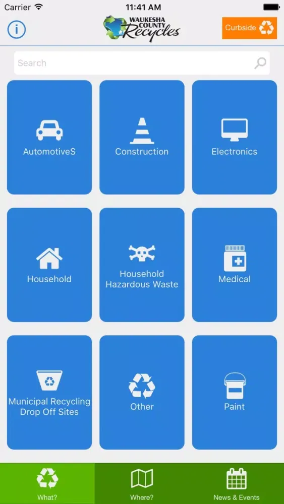 Waukesha County Recycles Screenshots