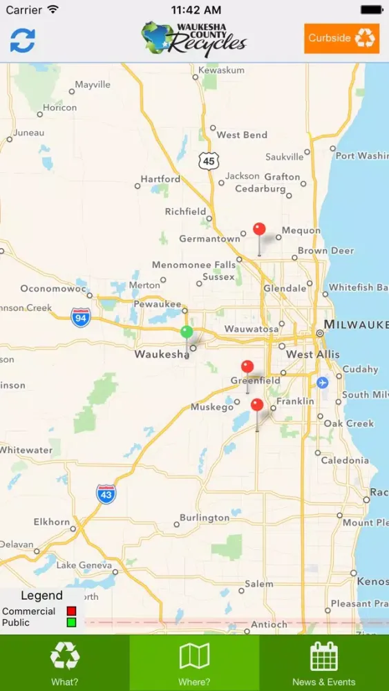 Waukesha County Recycles Screenshots