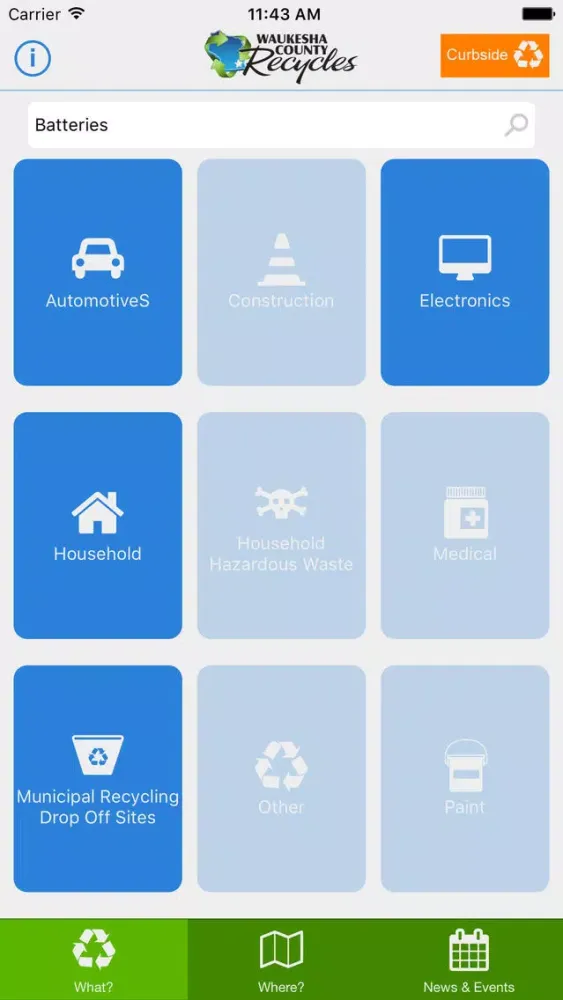 Waukesha County Recycles Screenshots