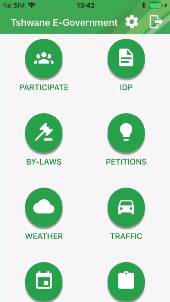 Tshwane E-Government Screenshots