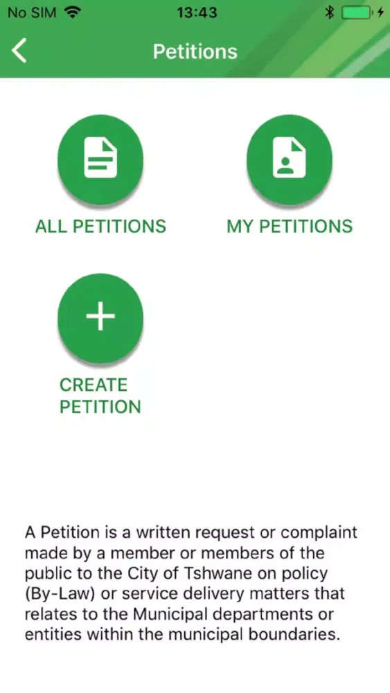 Tshwane E-Government Screenshots