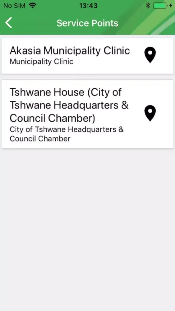 Tshwane E-Government Screenshots