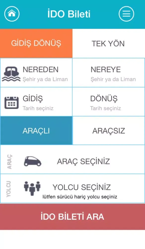 ภาพหน้าจอของ govego - Otobüs ve İdo Bileti