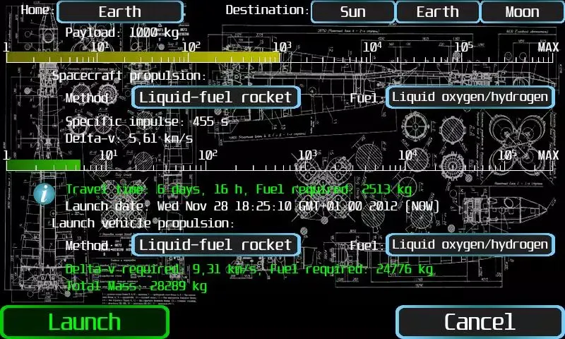 Space Flight Simulator Lite স্ক্রিনশট