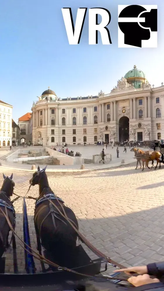 VR Virtual Reality Through Vienna in a Horse-Drawn Carriage - Fiaker Part 2 Screenshots