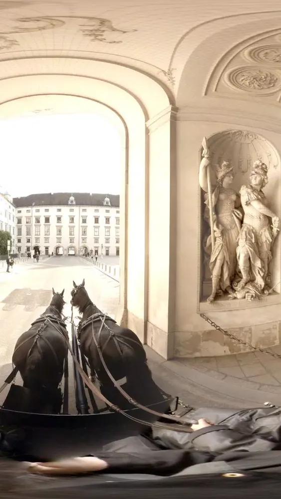VR Virtual Reality Through Vienna in a Horse-Drawn Carriage - Fiaker Part 2 Screenshots