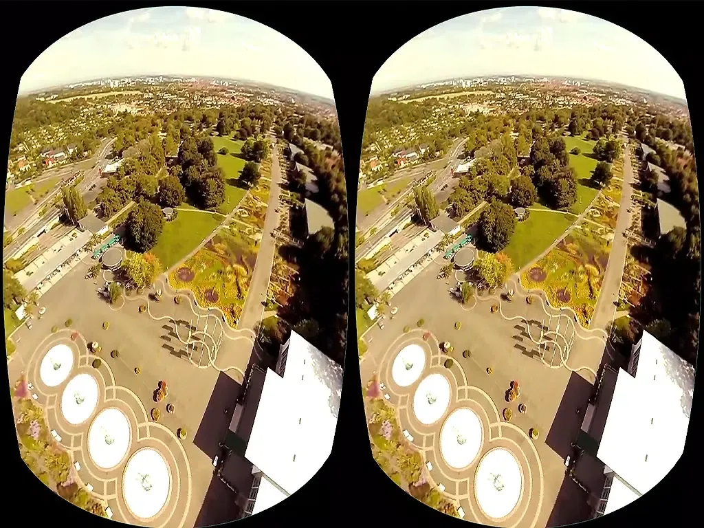Virtual Reality Helicopter Flight Erfurt iPad  স্ক্রিনশট