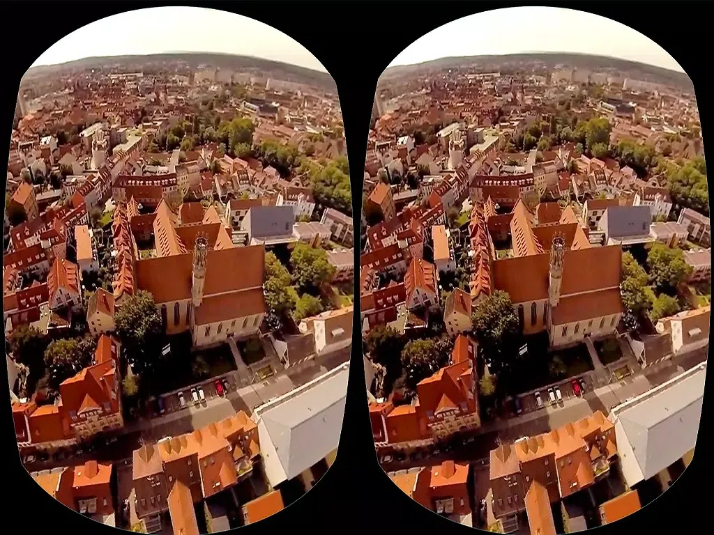 Virtual Reality Helicopter Flight Erfurt iPad  স্ক্রিনশট