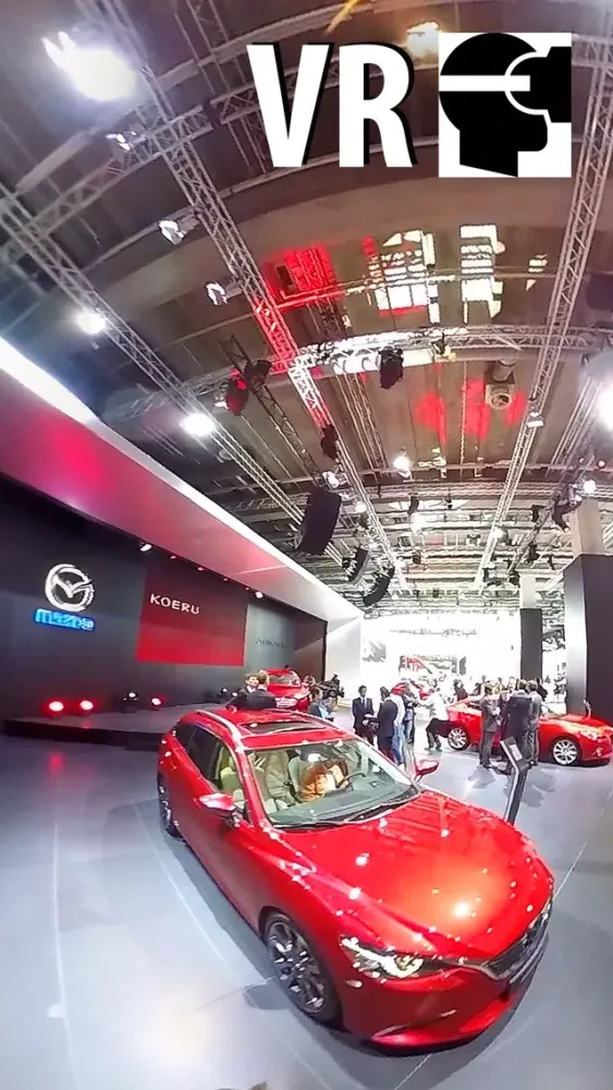 Captures d'écran de VR Virtual Reality press360 Motor Show - IAA 2015 Walk Through Hall 9