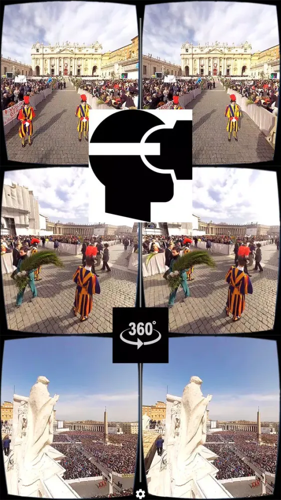 VR Virtual Reality press360 First Palm Sunday with Pope Francis Screenshots