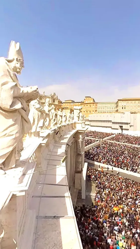 VR Virtual Reality press360 First Palm Sunday with Pope Francis Screenshots