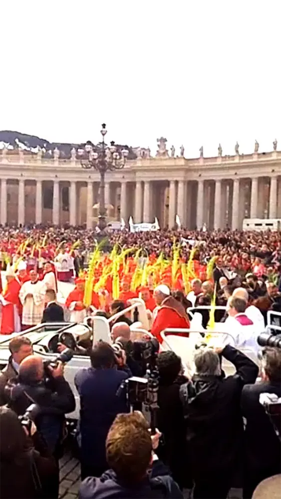 VR Virtual Reality press360 First Palm Sunday with Pope Francis Screenshots