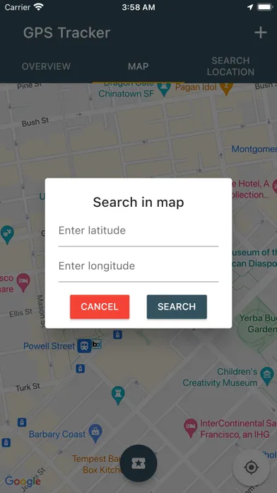 Zrzuty ekranu GPS Tracker - GPS Coordinates