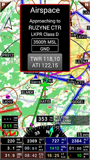 FLY is FUN Aviation Navigation スクリーンショット