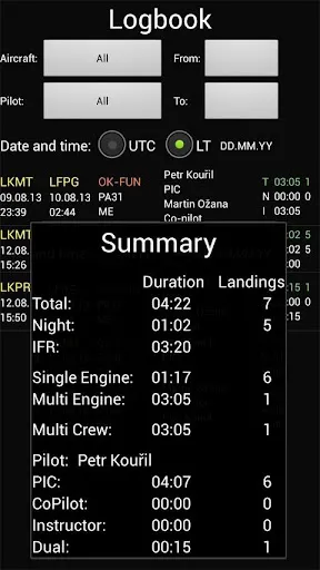 FLY is FUN Aviation Navigation スクリーンショット